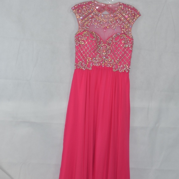 Beaded/Sequined/Rhinestone Gown SZ 8 Madison James - Picture 3 of 13